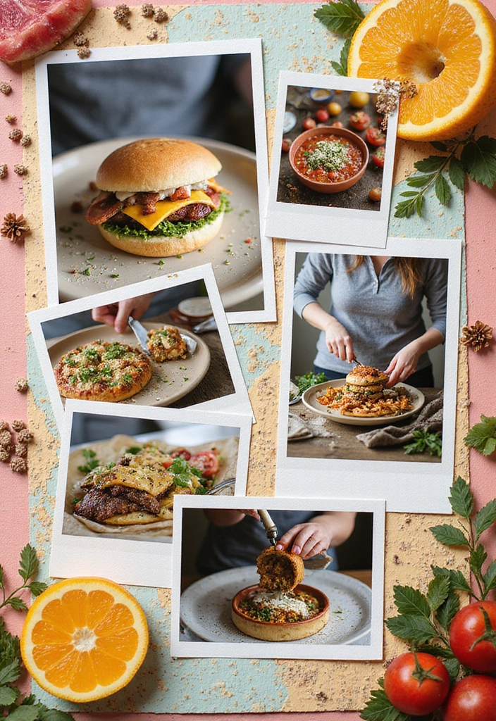 30 First Page Scrapbook Ideas to Make a Stunning Start - 24. Art of Cooking: A Culinary Adventure