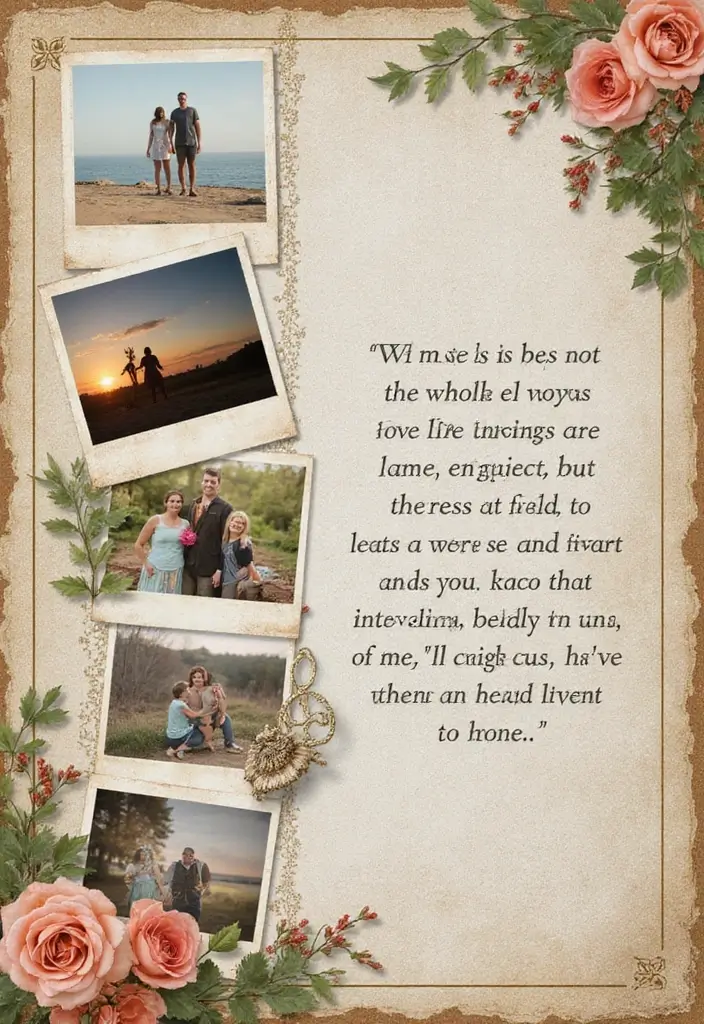 30 First Page Scrapbook Ideas to Make a Stunning Start - 30. Life Lessons: What I've Learned