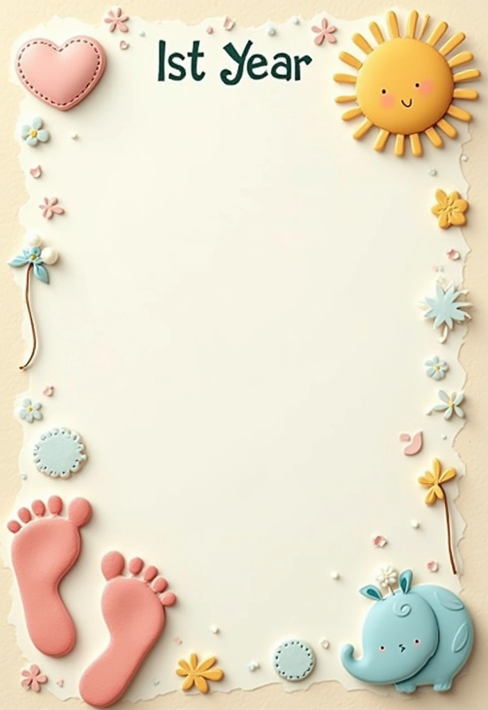 30 First Page Scrapbook Ideas to Make a Stunning Start - 4. Baby's First Year: Milestones and Memories