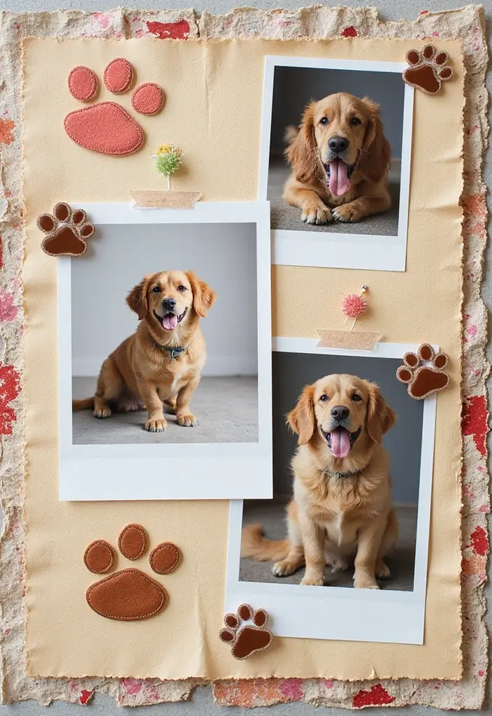 30 First Page Scrapbook Ideas to Make a Stunning Start - 9. Pet Appreciation: Our Furry Friends