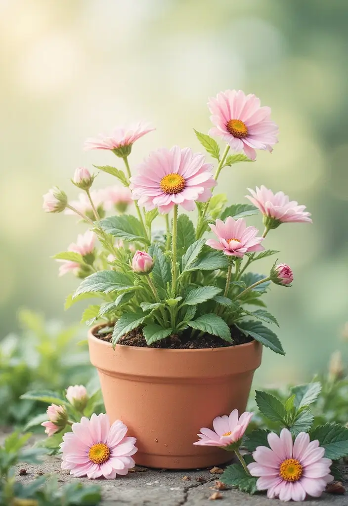 30 Flower Pot Painting Ideas to Add Color to Your Garden 115 30 Flower Pot Painting Ideas to Add Color to Your Garden - 25. Watercolor Effect