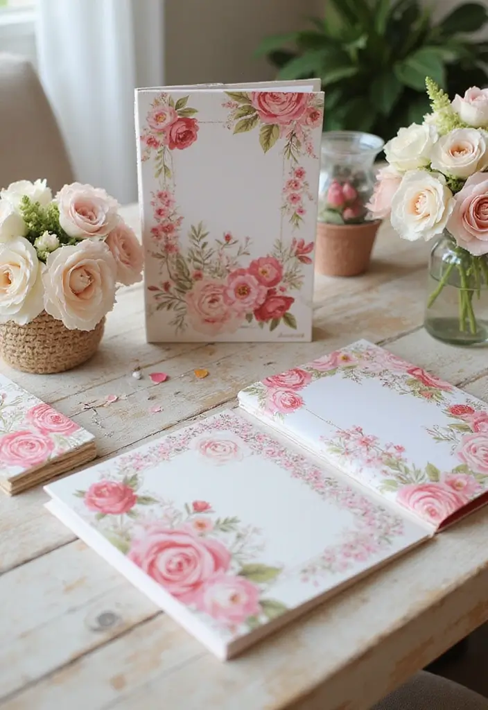 30 Flower Scrapbook Ideas That Bloom with Creativity - 20. Floral Scrapbook Kits