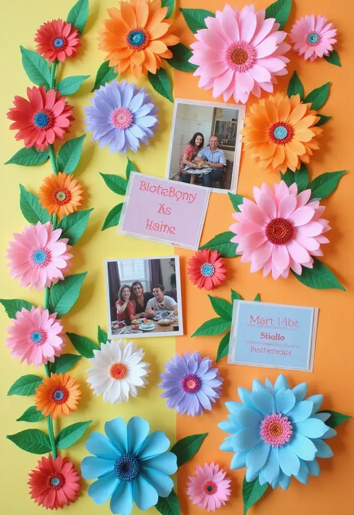 30 Flower Scrapbook Ideas That Bloom with Creativity - 7. Flower Garlands