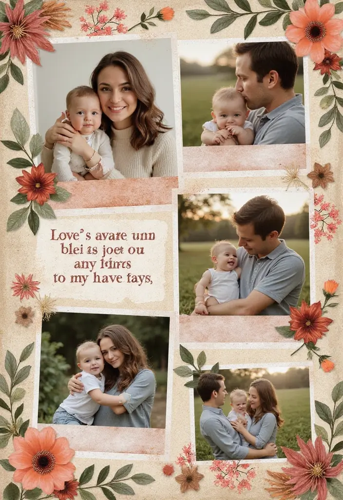 30 High School Freshman Scrapbook Ideas for Your First Year - 11. Favorite Memories with Family