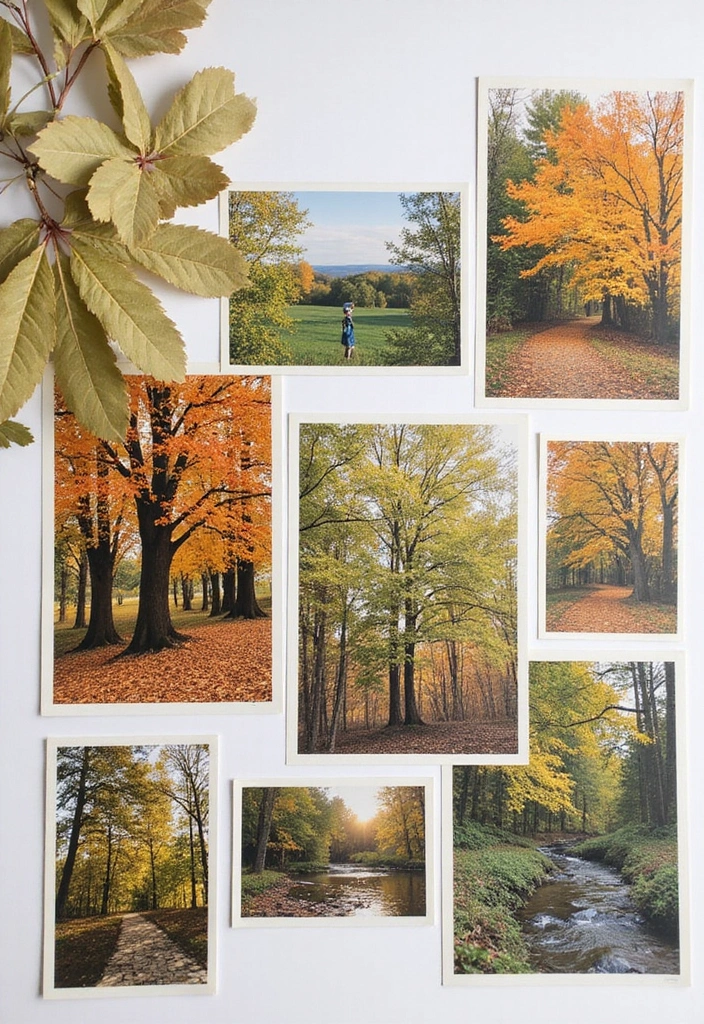 30 High School Freshman Scrapbook Ideas for Your First Year - 15. Seasonal Changes