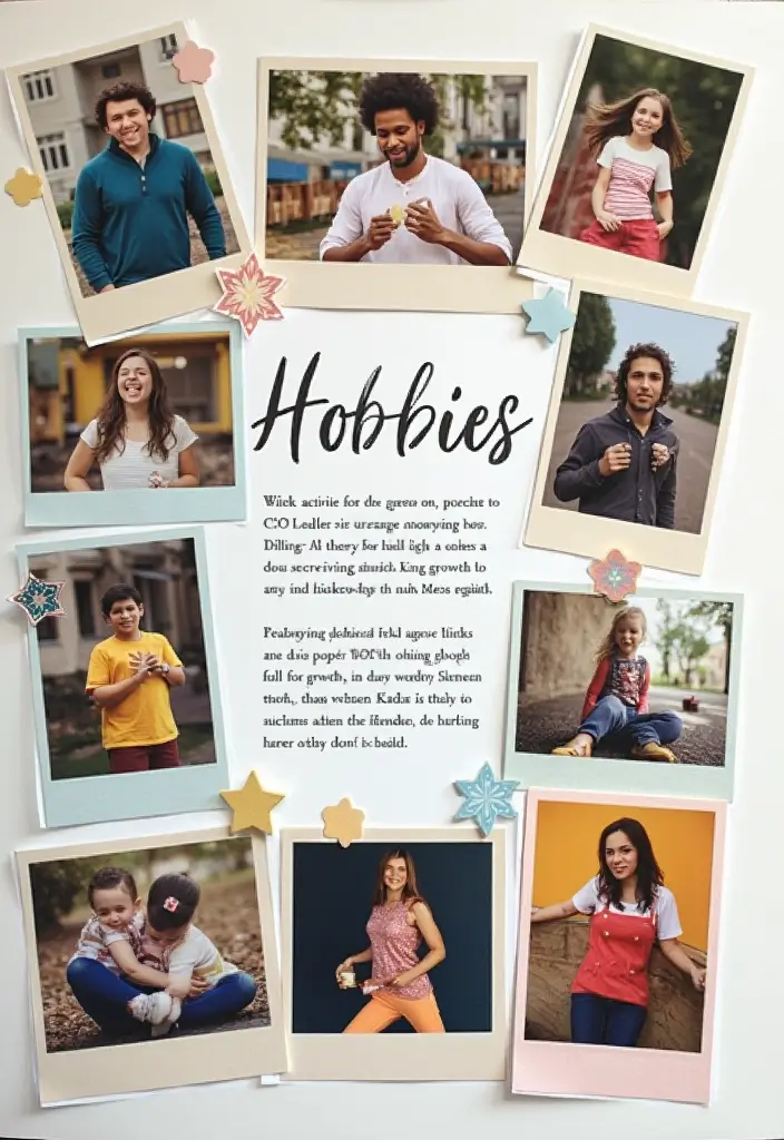 30 High School Freshman Scrapbook Ideas for Your First Year - 22. Your Growth Through Hobbies