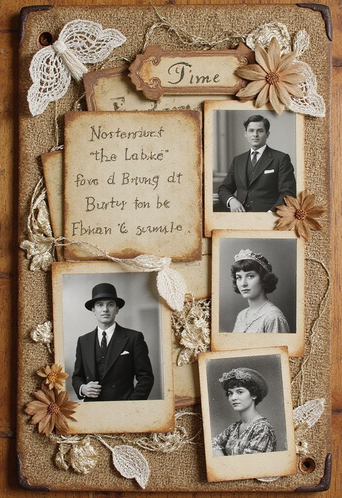 30 History Scrapbook Ideas for Students and Memory Keepers - 1. Time Capsule Scrapbook Page