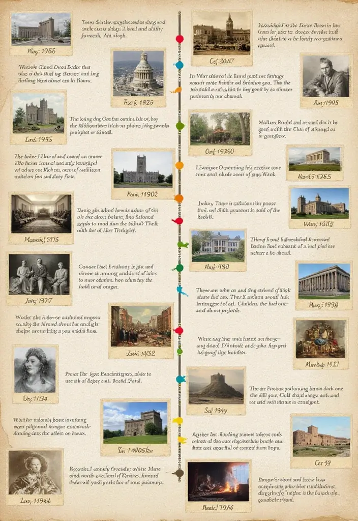 30 History Scrapbook Ideas for Students and Memory Keepers - 13. Historic Events Timeline