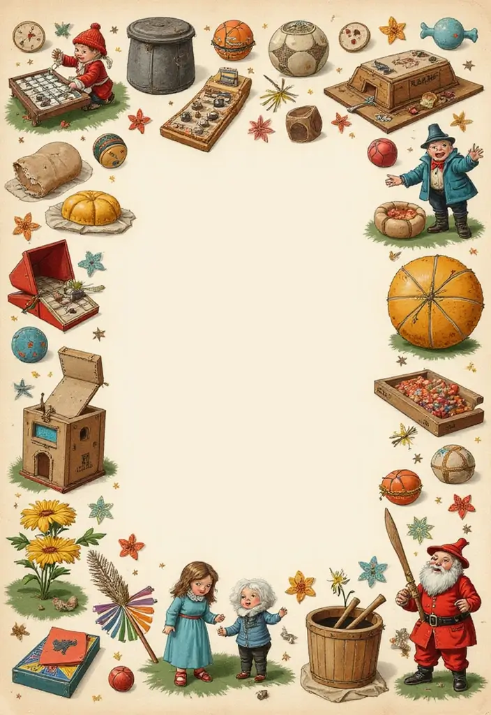 30 History Scrapbook Ideas for Students and Memory Keepers - 15. Historical Games Page