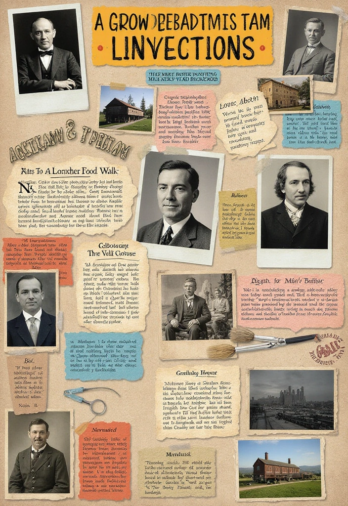 30 History Scrapbook Ideas for Students and Memory Keepers - 22. Inventions That Changed the World