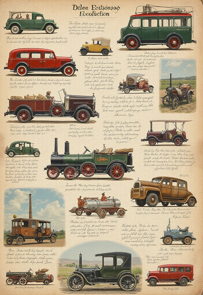 30 History Scrapbook Ideas for Students and Memory Keepers - 25. Historical Transportation Page