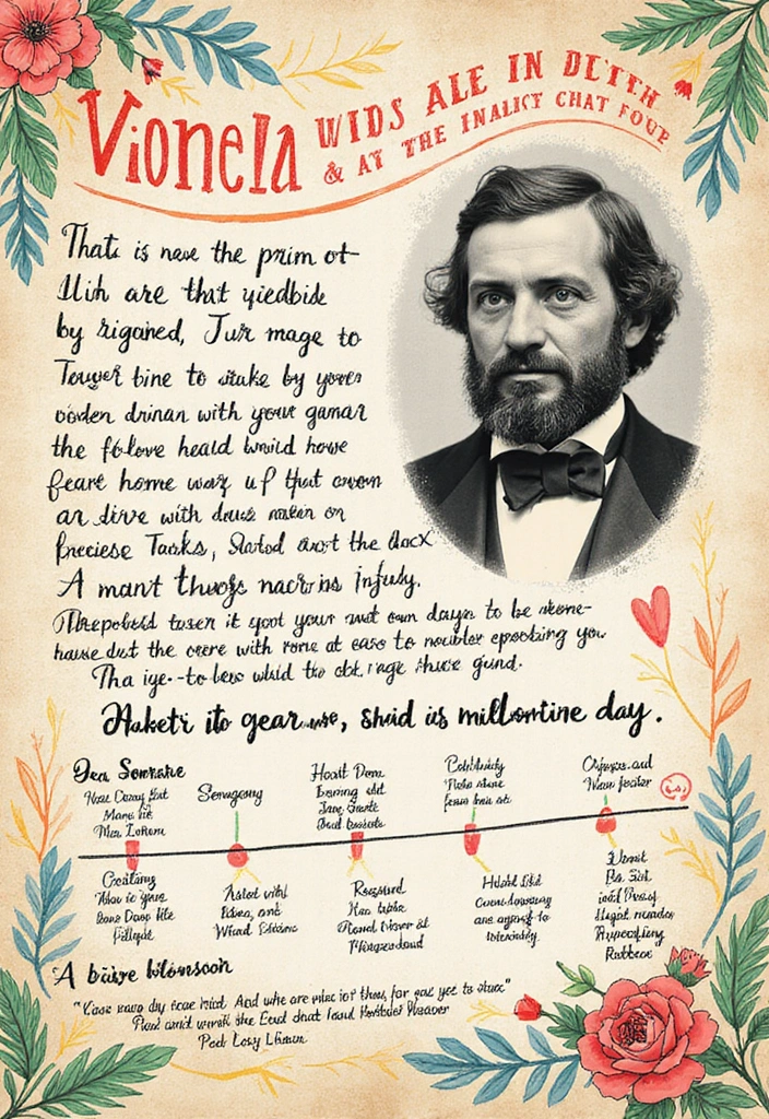 30 History Scrapbook Ideas for Students and Memory Keepers - 3. Biography Highlight Page