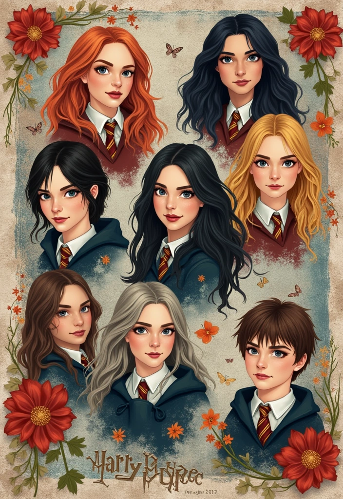 30 Magical Harry Potter Scrapbook Ideas for Every Potterhead - 13. Character Fan Art