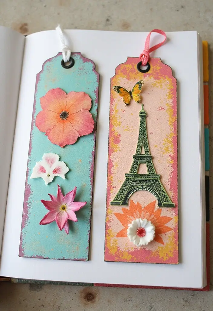 30 Magical Harry Potter Scrapbook Ideas for Every Potterhead - 25. Thematic Bookmarks