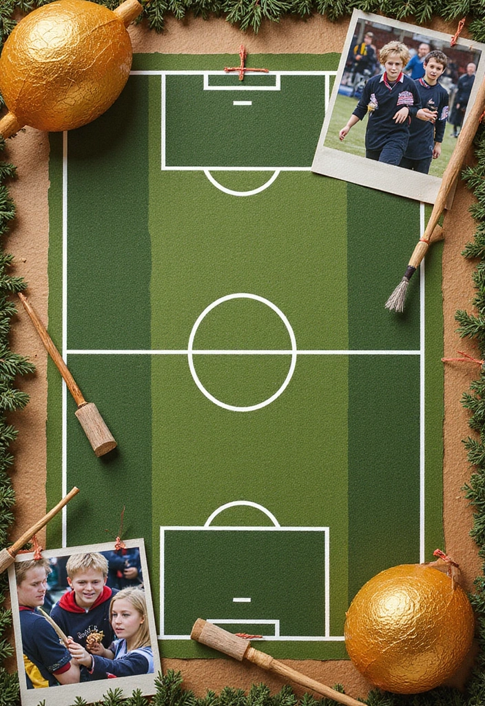 30 Magical Harry Potter Scrapbook Ideas for Every Potterhead - 5. Quidditch Memories