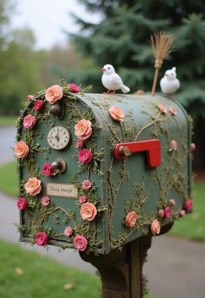 30 Mailbox Painting Ideas to Add Curb Appeal - 30. Out-of-the-Box 3D Elements