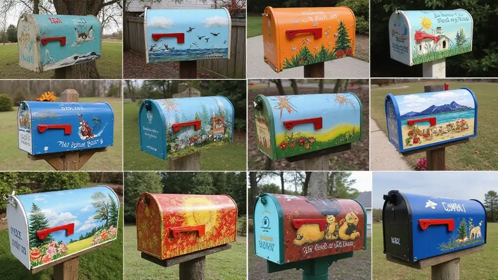30 Mailbox Painting Ideas to Add Curb Appeal