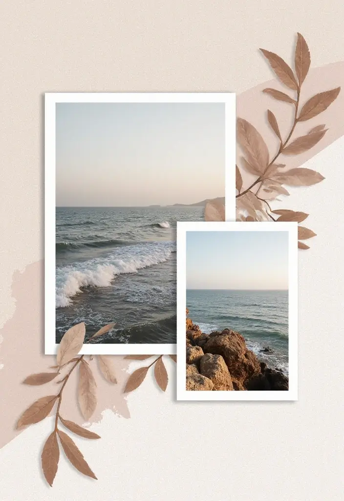 30 Minimalist Scrapbook Ideas for a Clean Modern Look - 10. Subdued Patterns