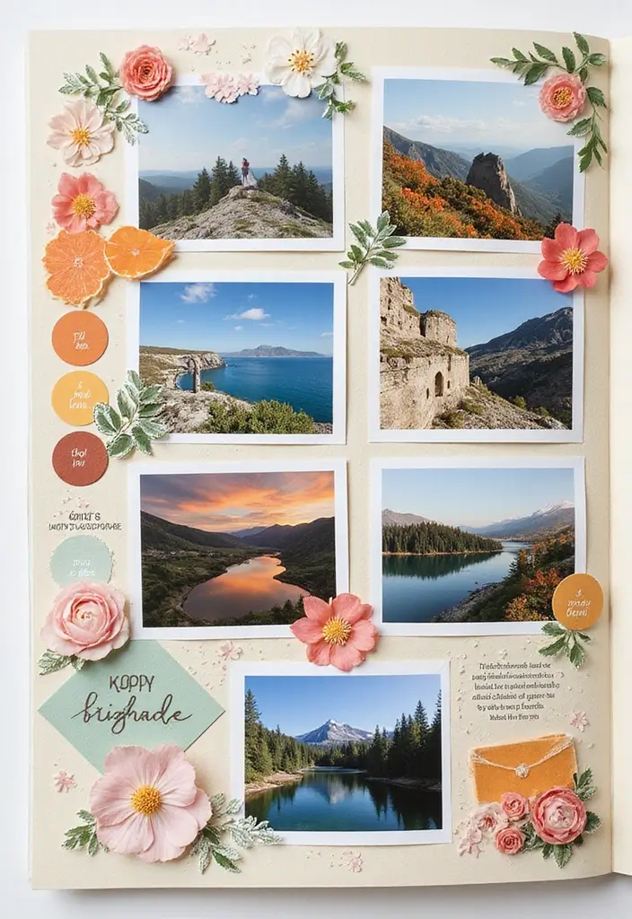 30 Minimalist Scrapbook Ideas for a Clean Modern Look - 23. Signature Colors