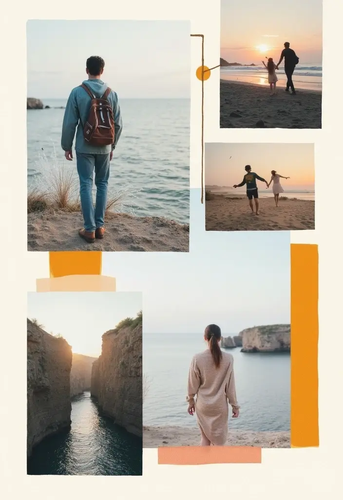 30 Minimalist Scrapbook Ideas for a Clean Modern Look - 29. Minimalist Color Accents