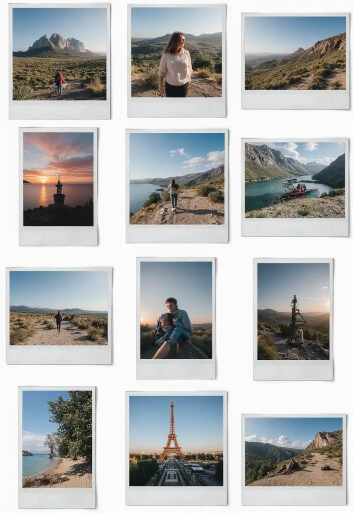 30 Minimalist Scrapbook Ideas for a Clean Modern Look - 9. Minimalist Collage