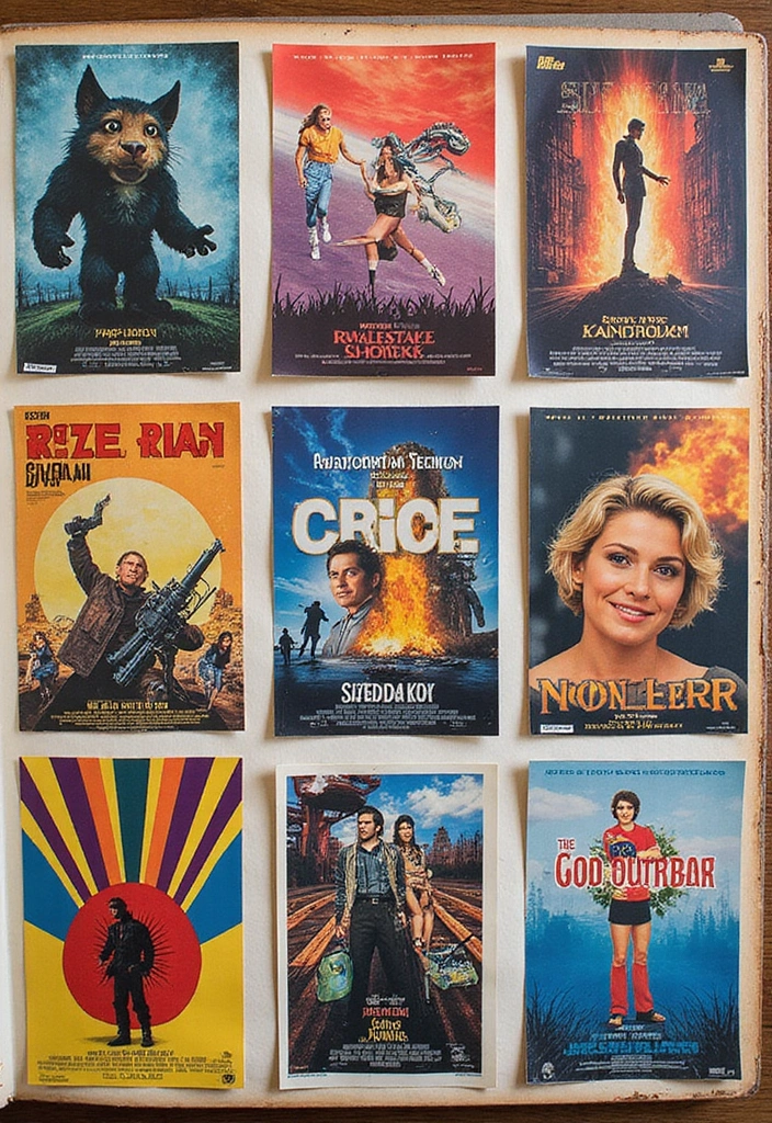 30 Movie Scrapbook Ideas for Film Fans and Pop Culture Lovers - 10. DIY Film Poster Pages