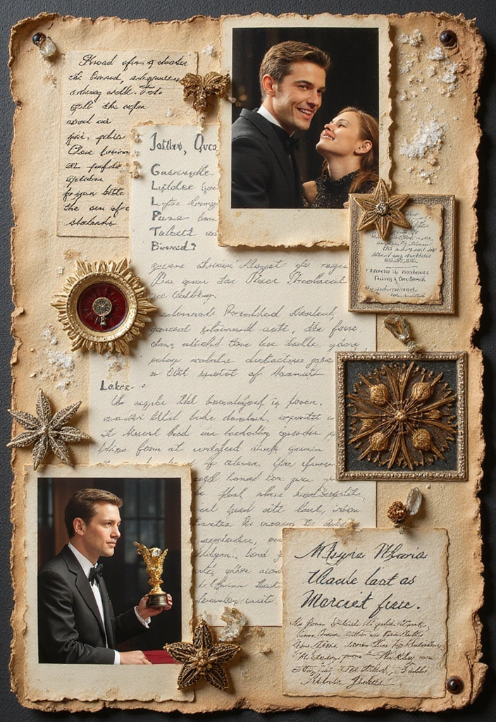 30 Movie Scrapbook Ideas for Film Fans and Pop Culture Lovers - 15. Crafting Film Awards Pages