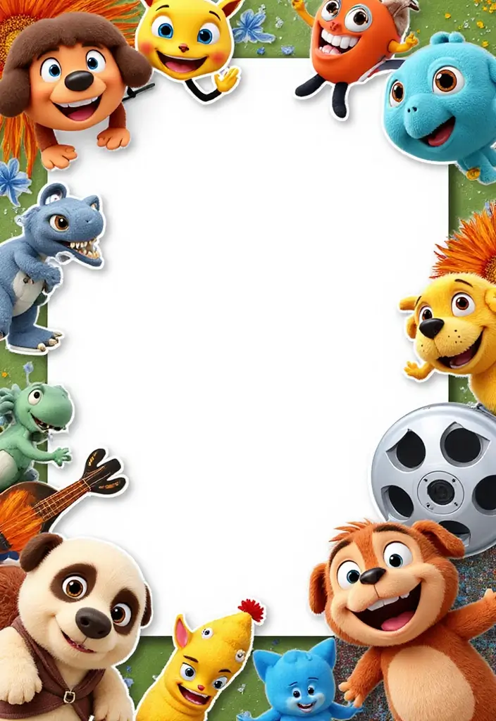 30 Movie Scrapbook Ideas for Film Fans and Pop Culture Lovers - 16. Animated Film Adventures