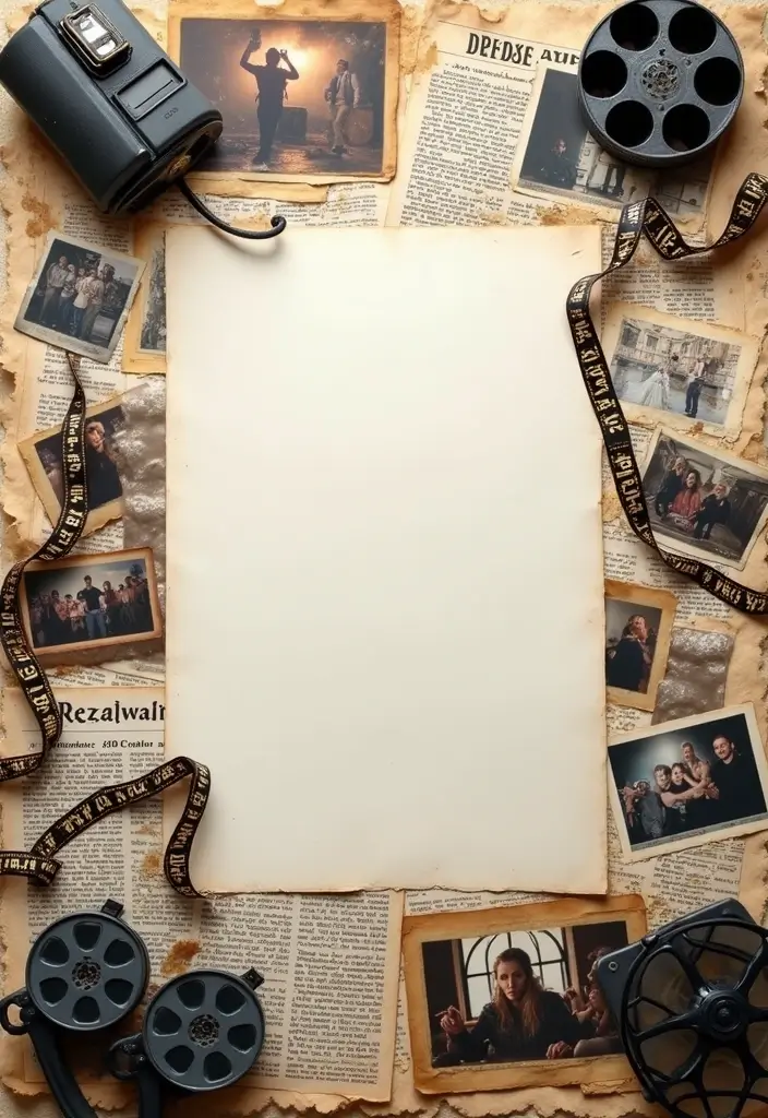30 Movie Scrapbook Ideas for Film Fans and Pop Culture Lovers - 9. Behind-the-Scenes Magic