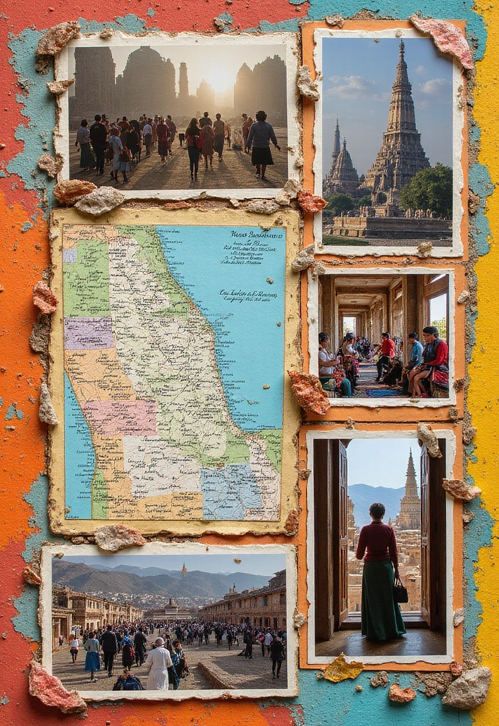 30 Photo Scrapbook Ideas to Showcase Your Favorite Shots 42 30 Photo Scrapbook Ideas to Showcase Your Favorite Shots - 10. Cultural Journeys