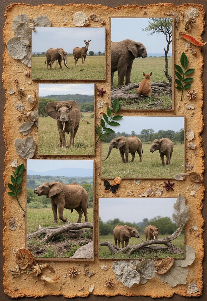 30 Photo Scrapbook Ideas to Showcase Your Favorite Shots 45 30 Photo Scrapbook Ideas to Showcase Your Favorite Shots - 11. Wildlife Encounters