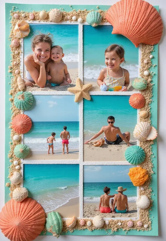 30 Photo Scrapbook Ideas to Showcase Your Favorite Shots 6 30 Photo Scrapbook Ideas to Showcase Your Favorite Shots - 2. Beach Vibes