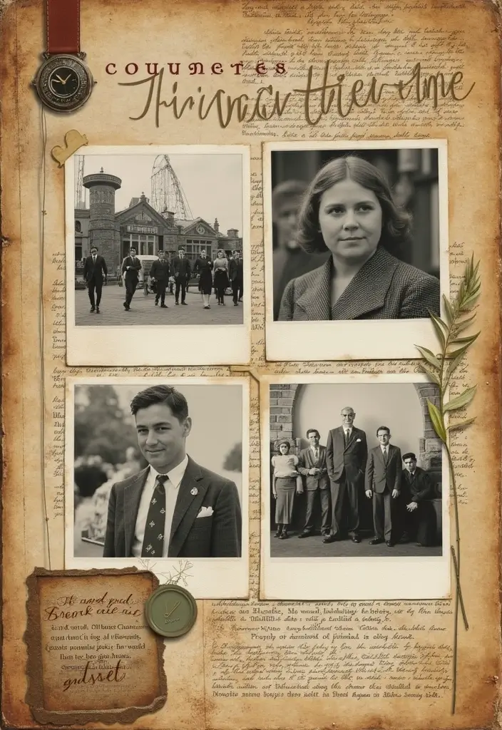 30 Photo Scrapbook Ideas to Showcase Your Favorite Shots 138 30 Photo Scrapbook Ideas to Showcase Your Favorite Shots - 28. Travel through Time