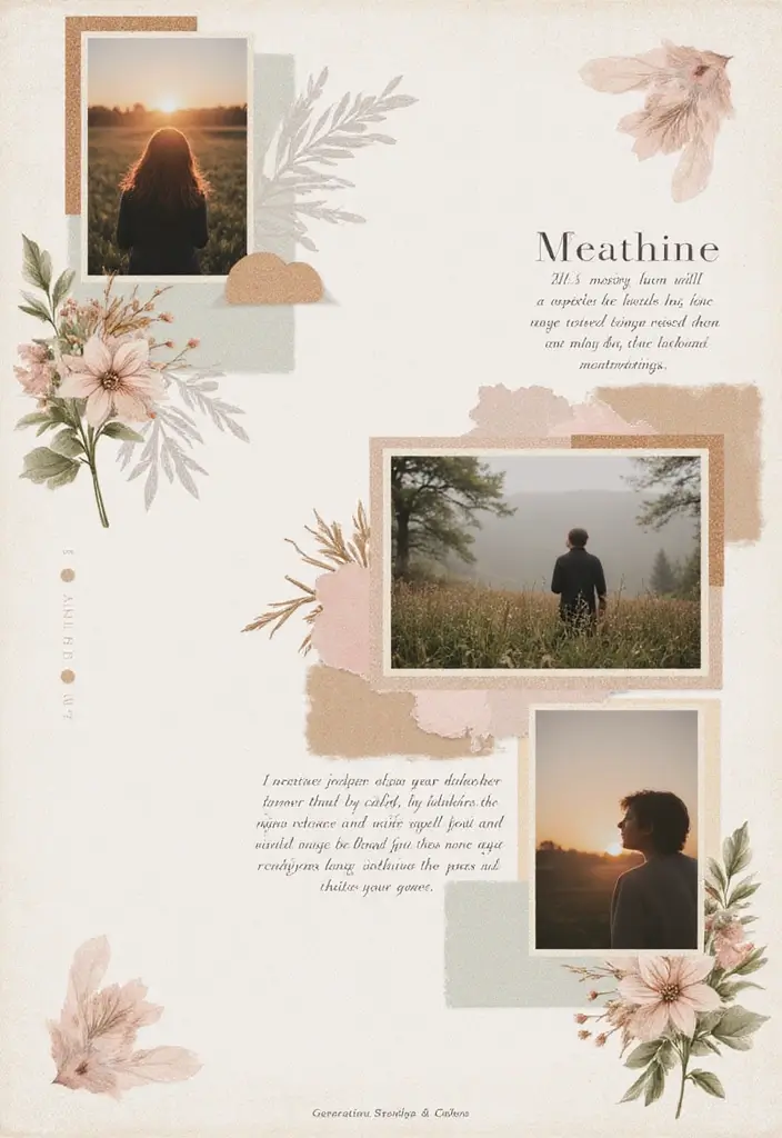 30 Photo Scrapbook Ideas to Showcase Your Favorite Shots 145 30 Photo Scrapbook Ideas to Showcase Your Favorite Shots - 29. Personal Reflections