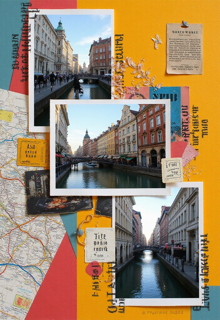 30 Photo Scrapbook Ideas to Showcase Your Favorite Shots 11 30 Photo Scrapbook Ideas to Showcase Your Favorite Shots - 3. Urban Exploration