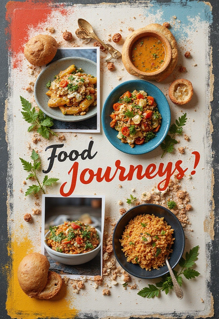 30 Photo Scrapbook Ideas to Showcase Your Favorite Shots 24 30 Photo Scrapbook Ideas to Showcase Your Favorite Shots - 6. Foodie Journeys