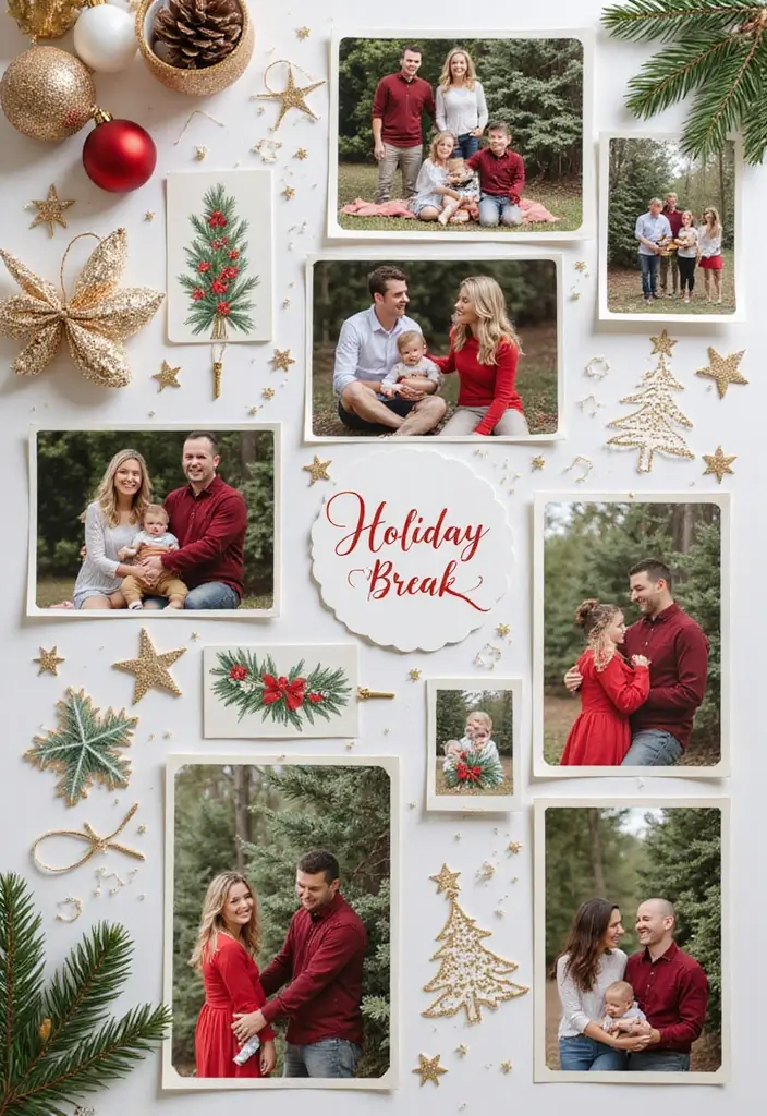 30 School Memories Scrapbook Ideas for Every Grade - 14. Holiday Break Memories