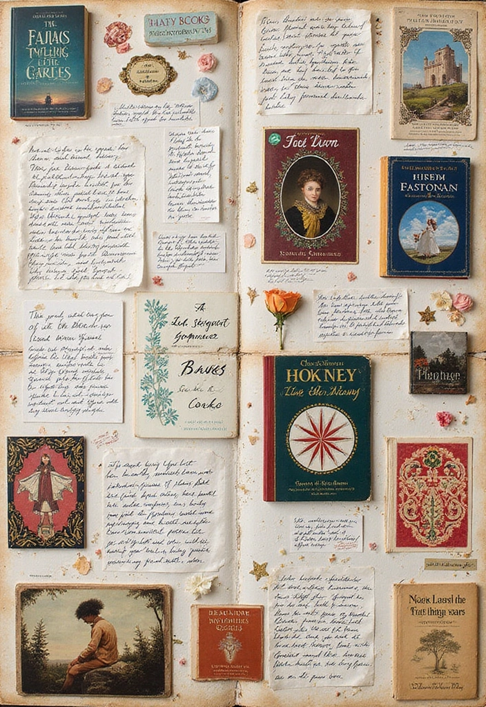 30 School Memories Scrapbook Ideas for Every Grade - 15. Favorite Books and Author Reflections