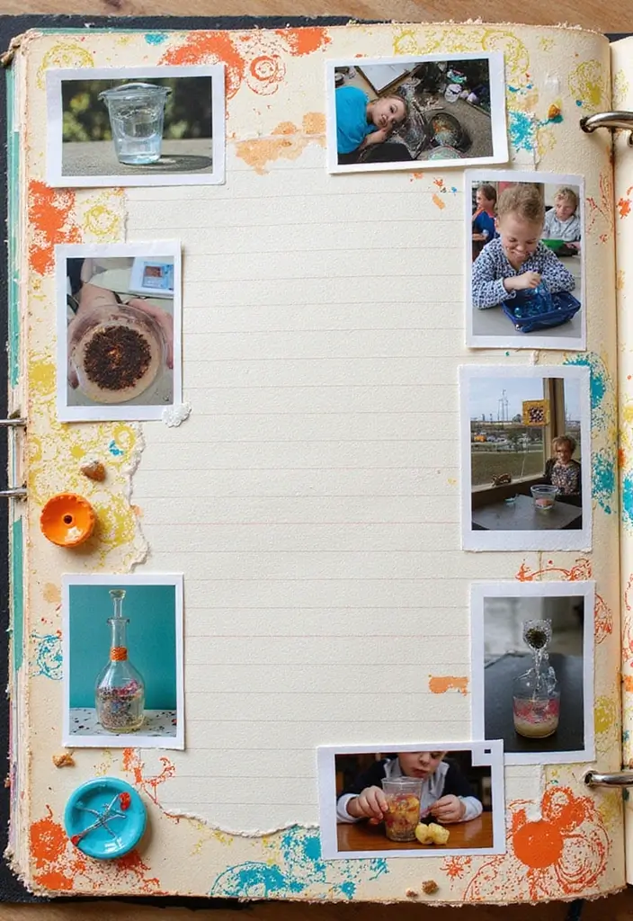 30 School Memories Scrapbook Ideas for Every Grade - 16. Science Projects and Experiments