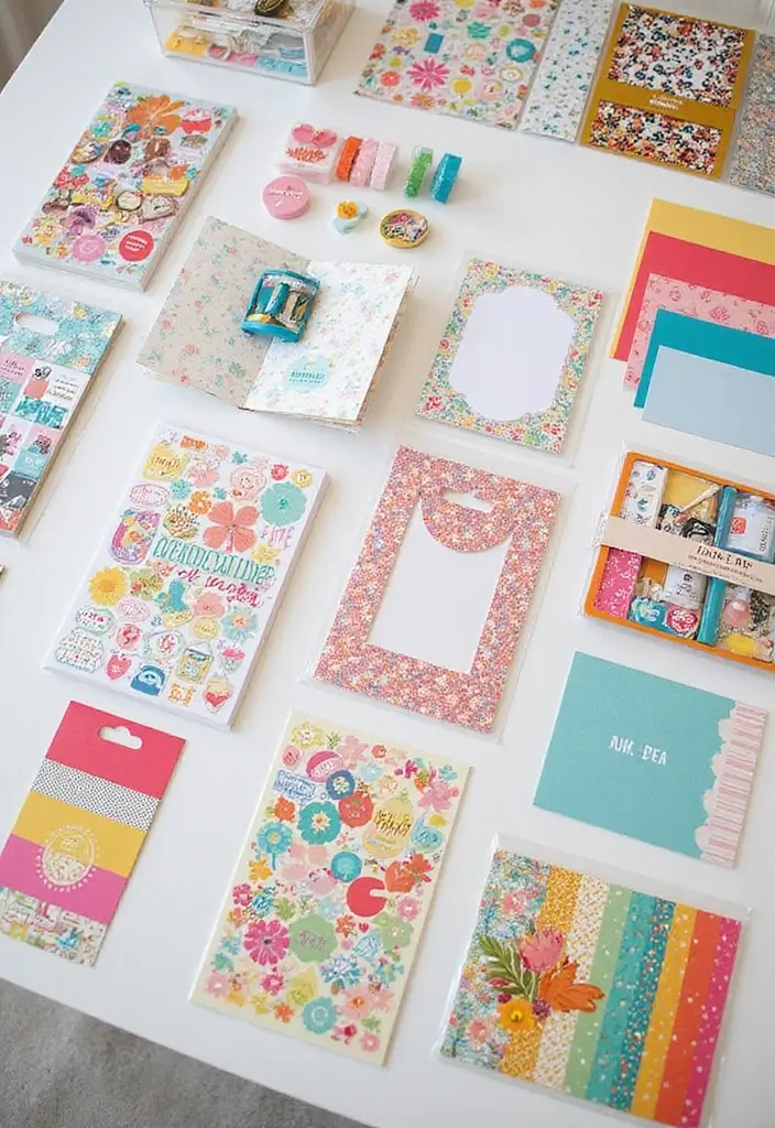 30 Simple Scrapbook Ideas for Beginners to Try - 1. Themed Memory Kits