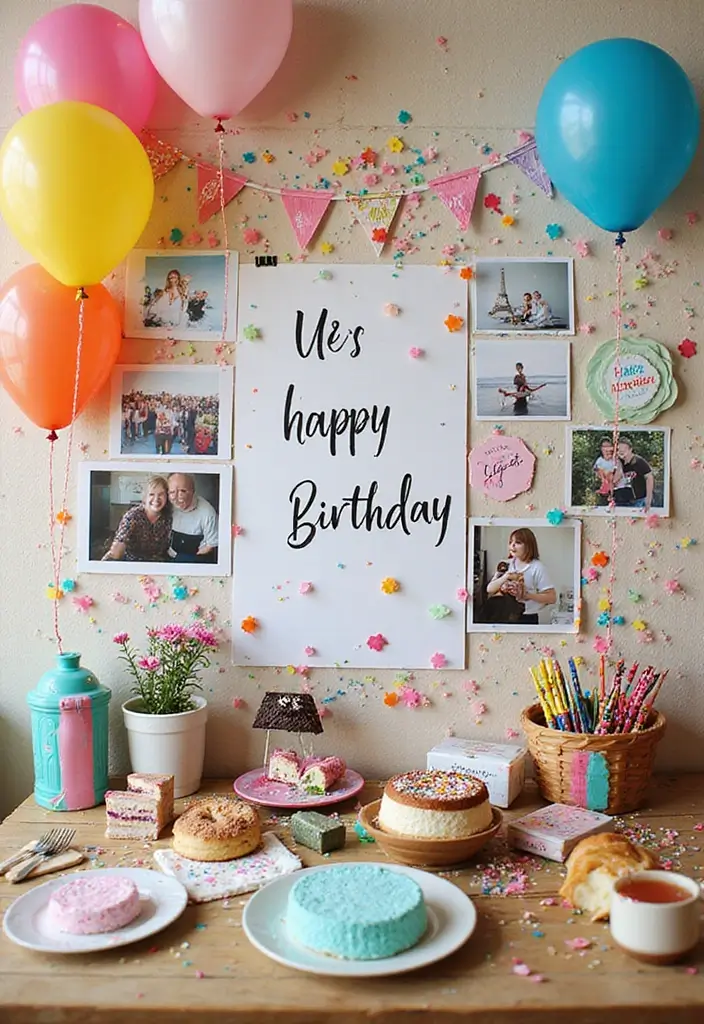 30 Simple Scrapbook Ideas for Beginners to Try - 10. Birthday Celebration Pages