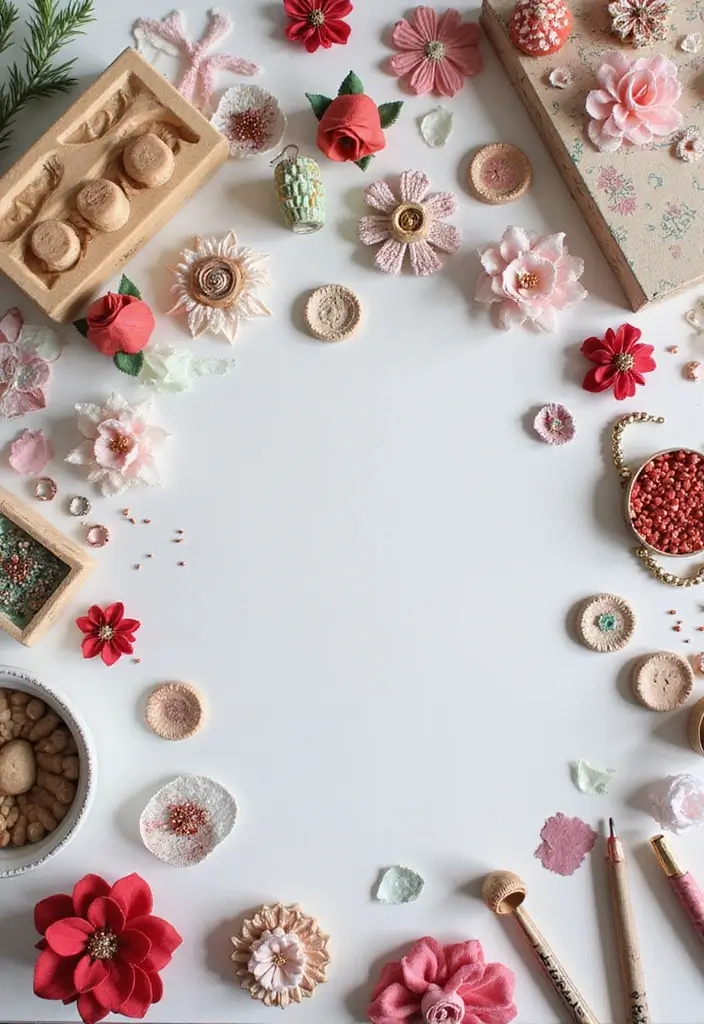 30 Simple Scrapbook Ideas for Beginners to Try - 12. DIY Embellishments