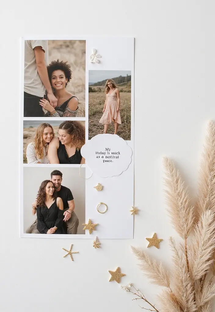 30 Simple Scrapbook Ideas for Beginners to Try - 14. Creative Use of Negative Space