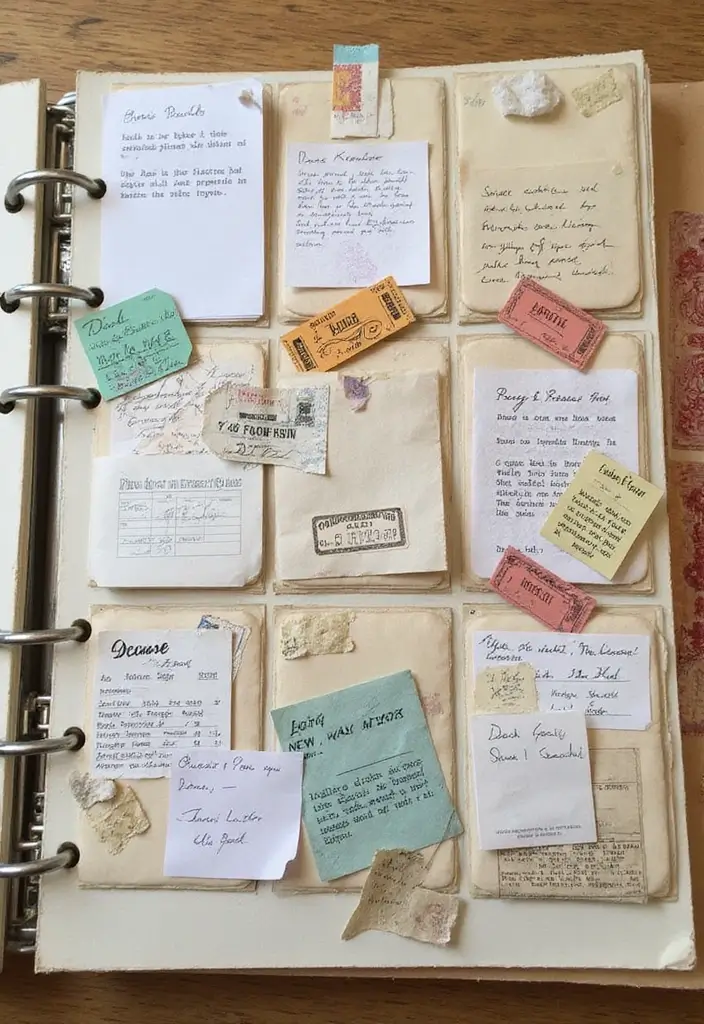 30 Simple Scrapbook Ideas for Beginners to Try - 17. Memory Pockets