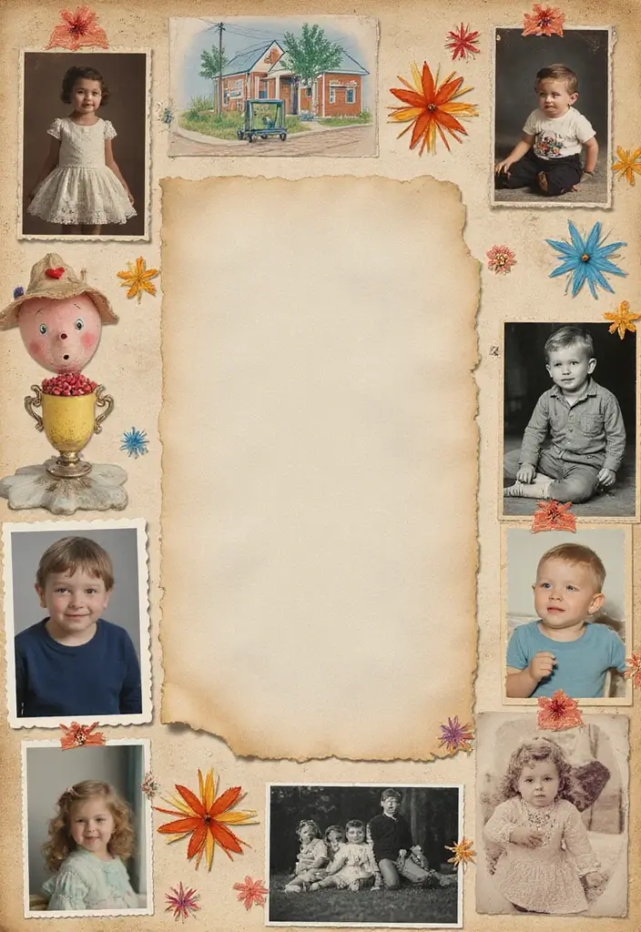 30 Simple Scrapbook Ideas for Beginners to Try - 19. Childhood Memories