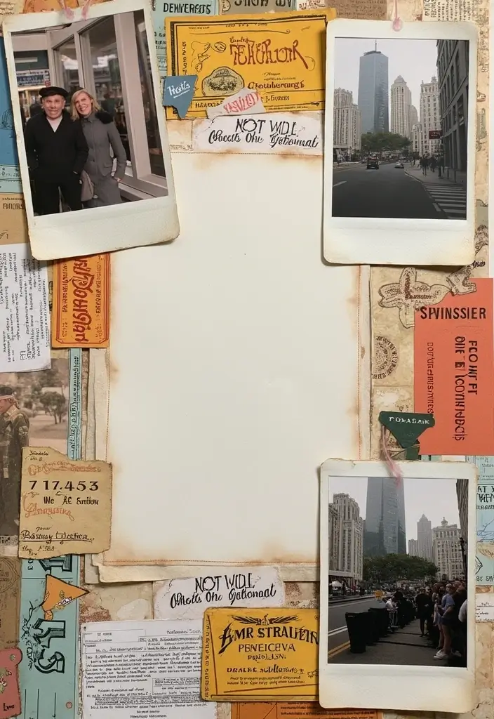 30 Simple Scrapbook Ideas for Beginners to Try - 27. Using Ephemera