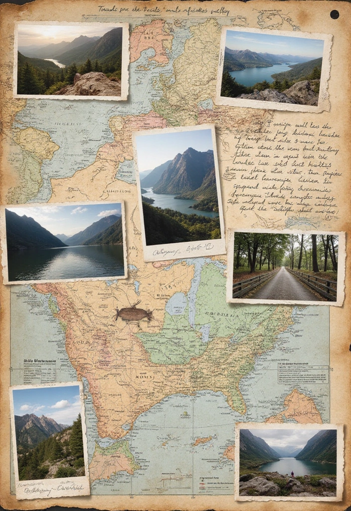 30 Simple Scrapbook Ideas for Beginners to Try - 29. Scrapbook Travel Stories