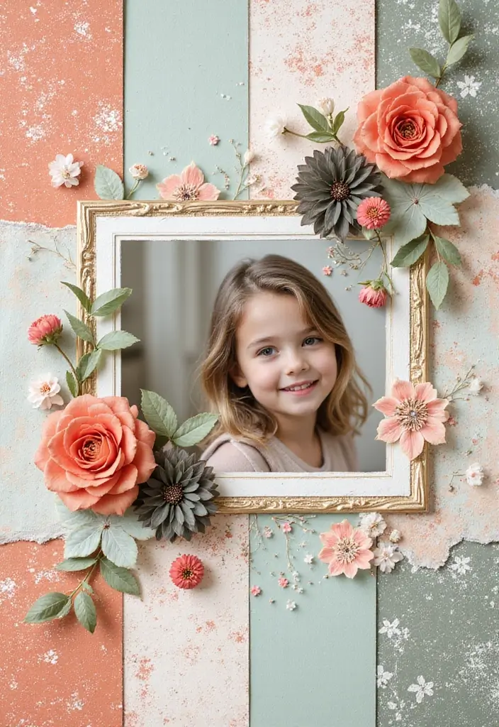 30 Simple Scrapbook Ideas for Beginners to Try - 7. Color Themes