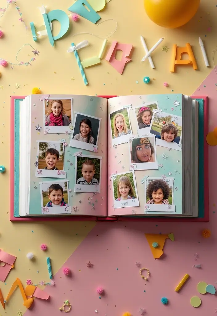 30 Small Scrapbook Ideas That Are Compact Yet Meaningful - 22. Compact Birthday Memory Book