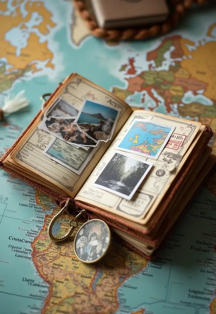 30 Small Scrapbook Ideas That Are Compact Yet Meaningful - 29. Small Travel Souvenir Scrapbook